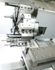 臺(tái)灣雙主軸車(chē)銑復(fù)合斜床身動(dòng)力頭刀塔液壓尾座CNC數(shù)控車(chē)床